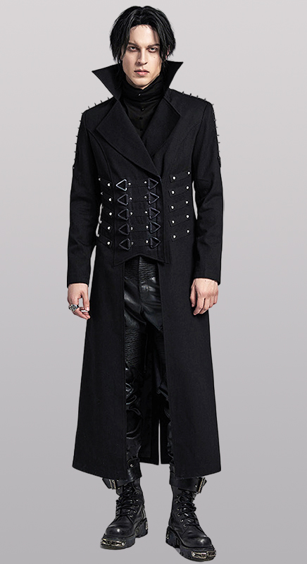 Manteau long à clous et spikes Manteau long à clous et spikes