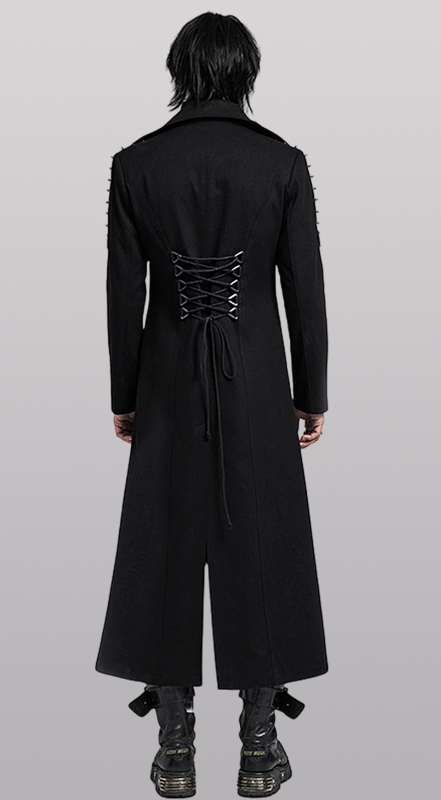 Manteau long à clous et spikes Manteau long à clous et spikes