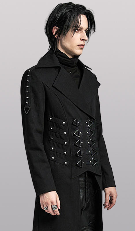 Manteau long à clous et spikes Manteau long à clous et spikes