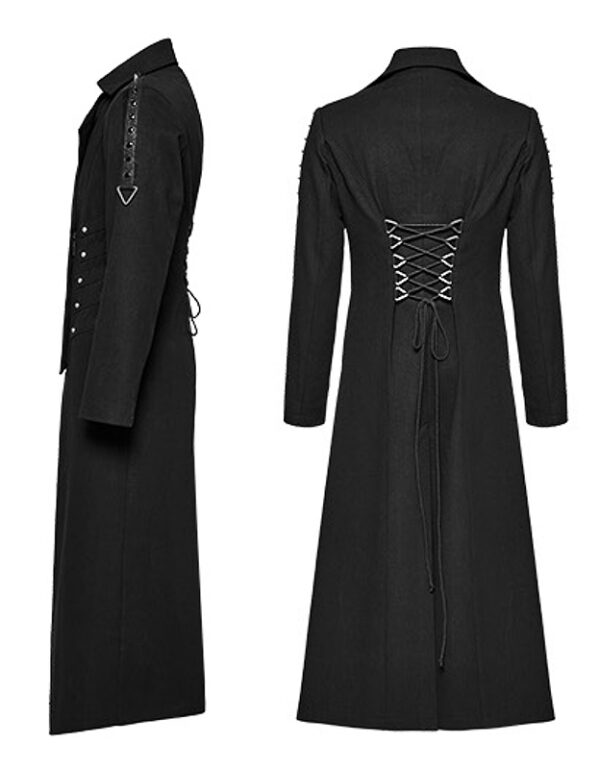 Manteau long à clous et spikes Manteau long à clous et spikes