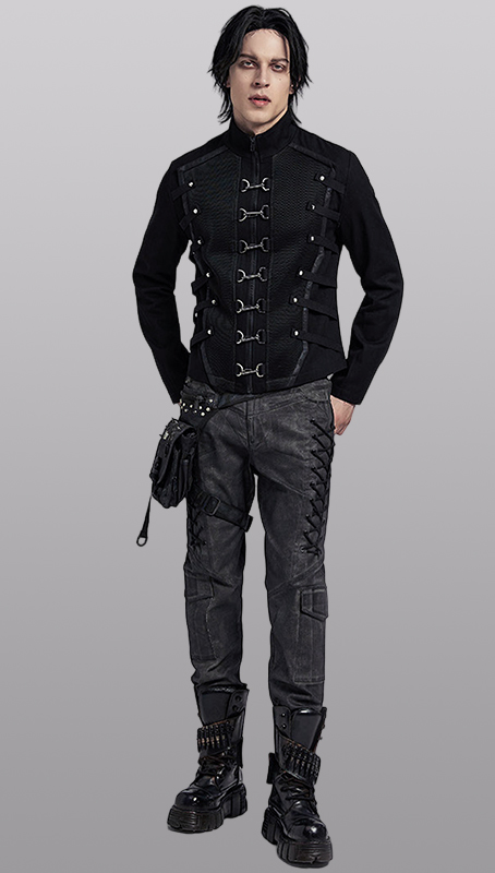 Blouson militaire à mousquetons Blouson militaire à mousquetons