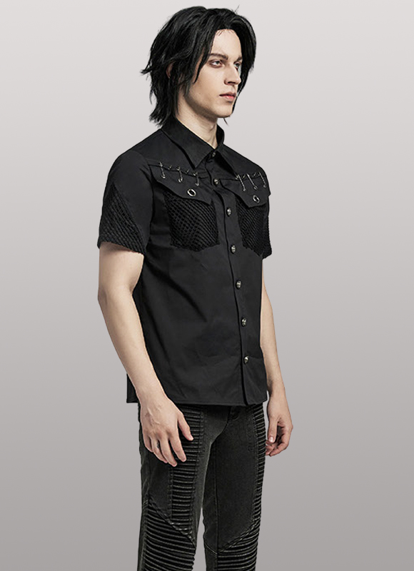 Chemise épingles à nourrice et spike