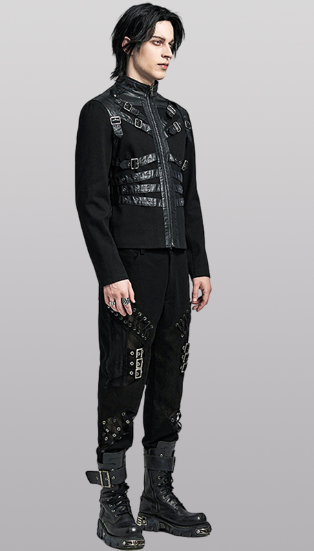 Veste à sangles façon harnais