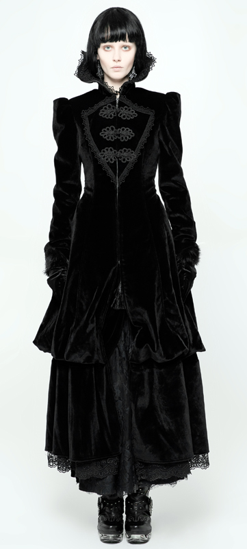 Manteau victorien en velours