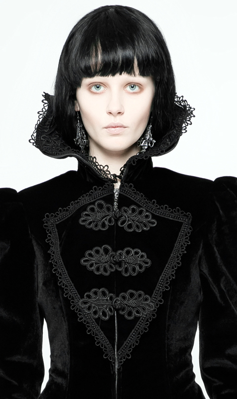 Manteau victorien en velours