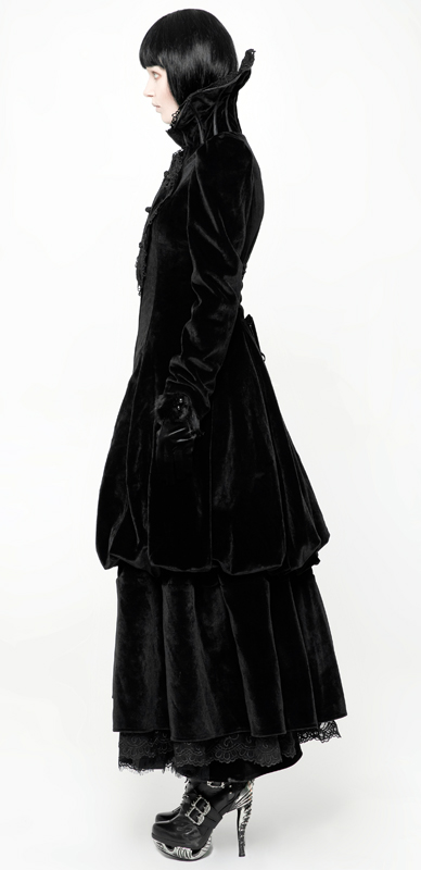 Manteau victorien en velours