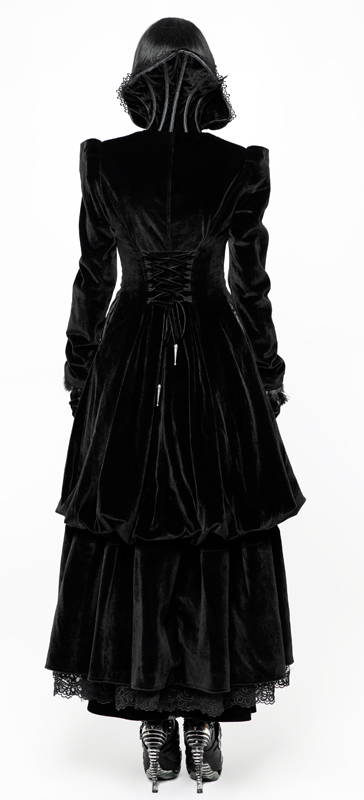 Manteau victorien en velours