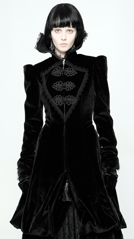 Manteau victorien en velours