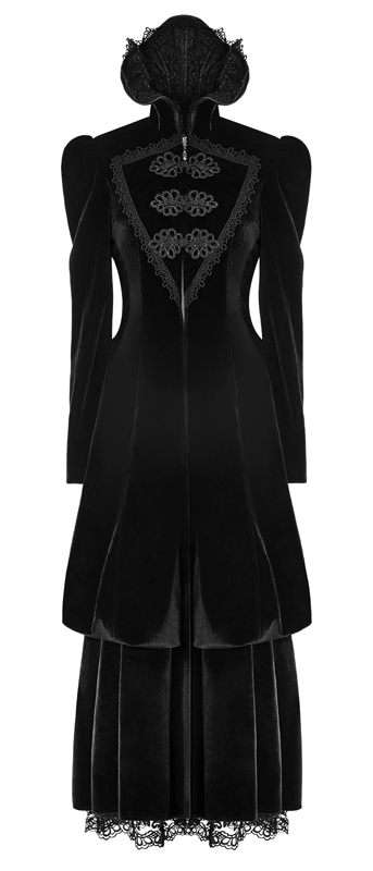 Manteau victorien en velours