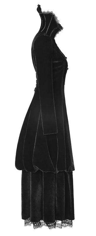 Manteau victorien en velours