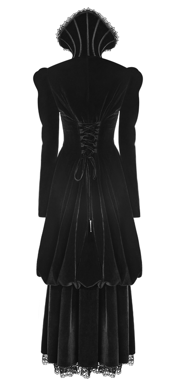 Manteau victorien en velours