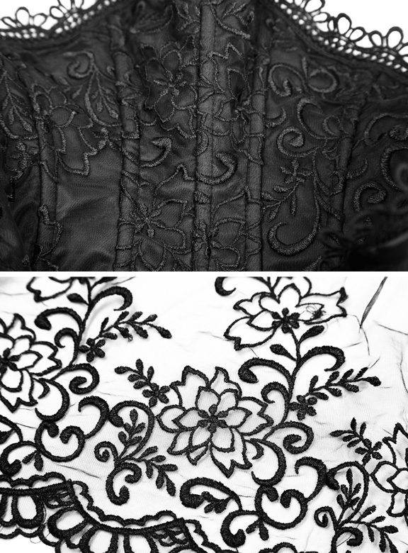 Manteau victorien en velours