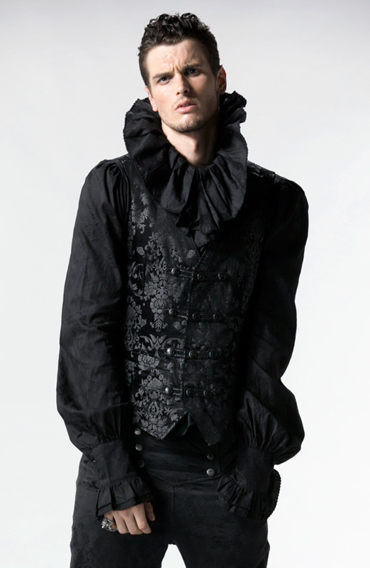 Gilet velours jacquard dandy baroque Gilet velours jacquard dandy baroque