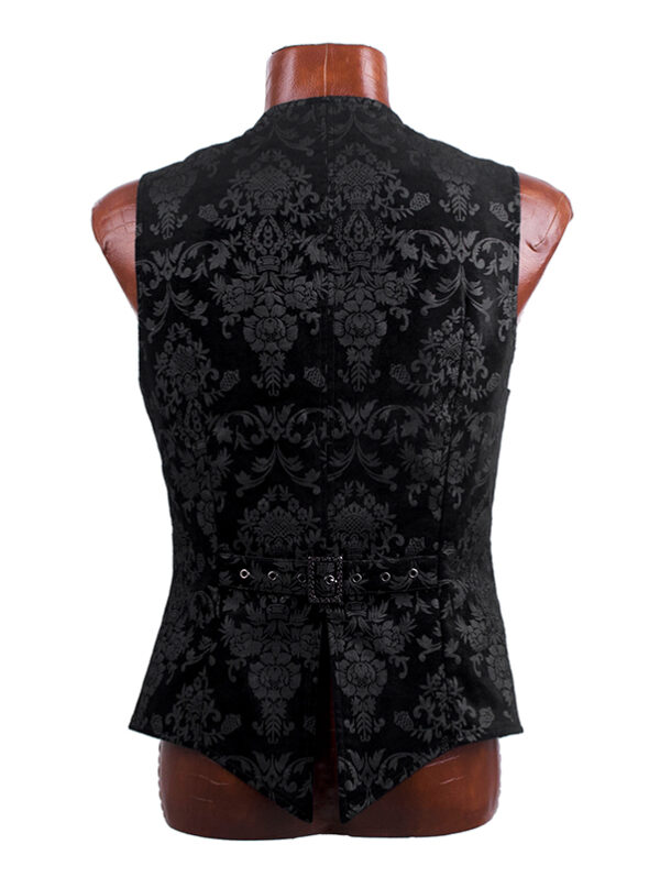 Gilet velours jacquard dandy baroque Gilet velours jacquard dandy baroque