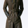 Manteau à capuche patiné bronze