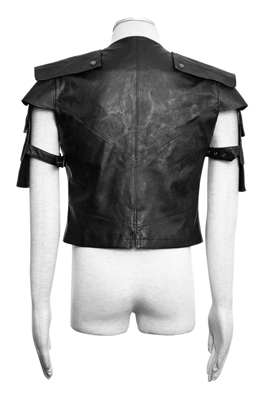 Gilet armure en cuir vegan