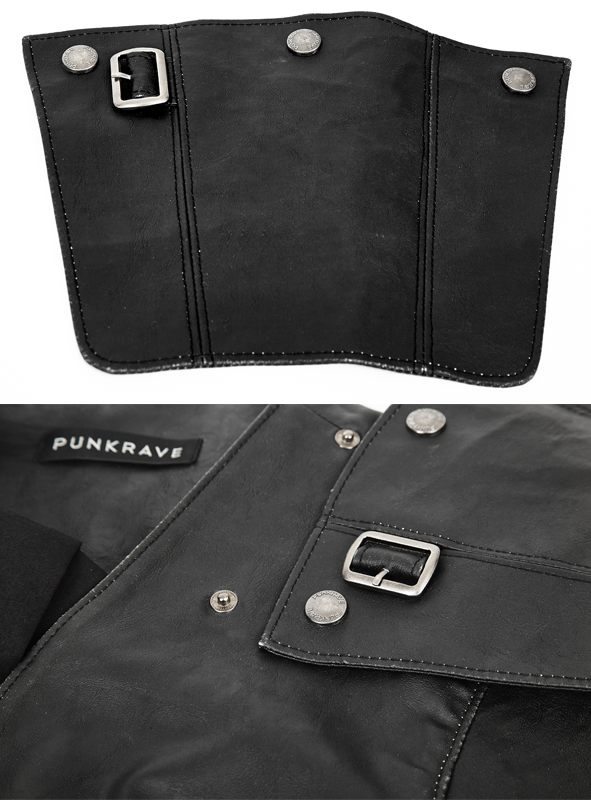 Gilet armure en cuir vegan