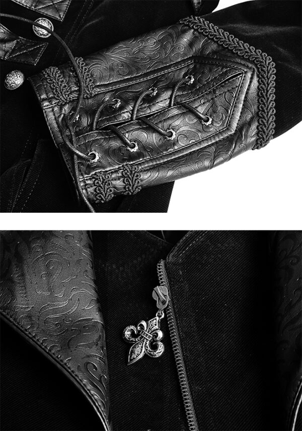 Manteau pirate en velours