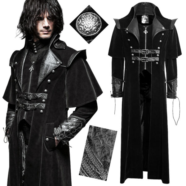 Manteau pirate en velours