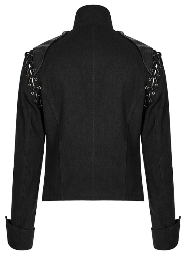 Veste officier en jeans convertible