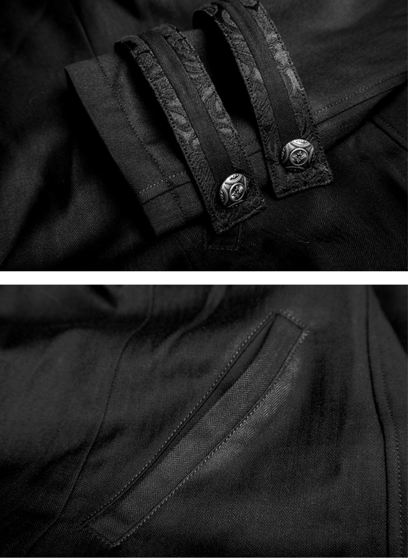 Manteau à chevrons avec gilet intégré