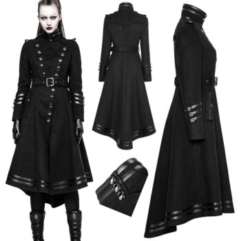 Manteau officier évasé