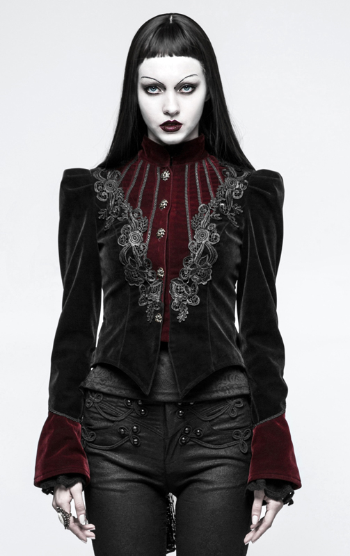 Blazer en velours avec broderies