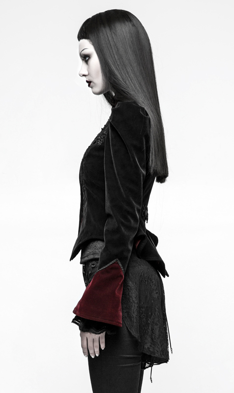 Blazer en velours avec broderies