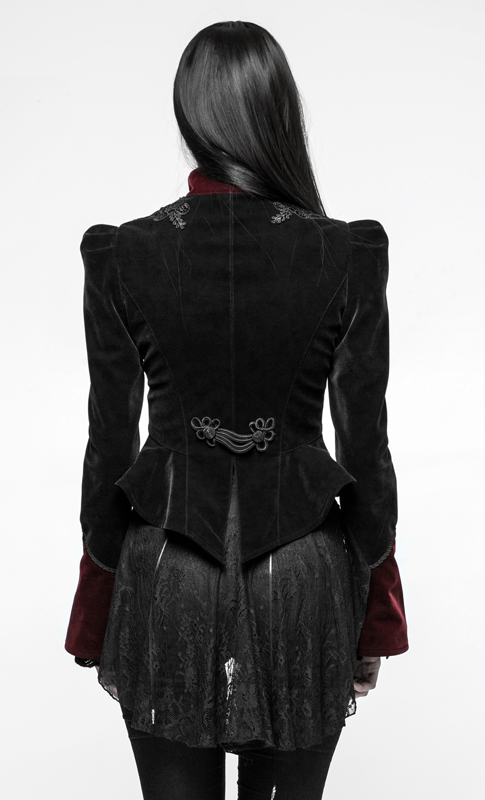 Blazer en velours avec broderies