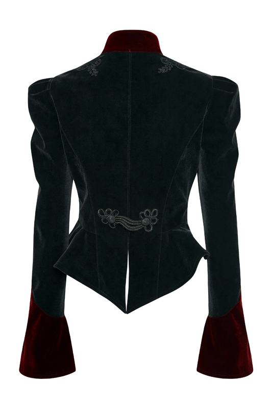 Blazer en velours avec broderies