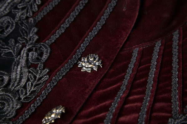 Blazer en velours avec broderies