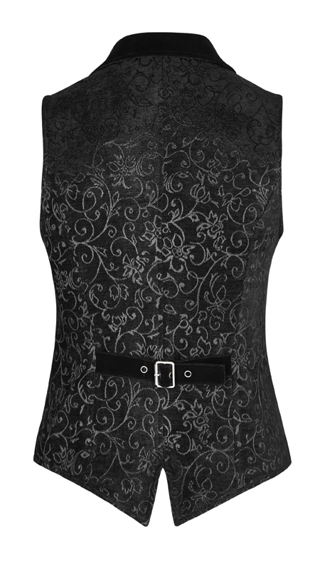 Gilet jacquard avec inserts en velours Gilet jacquard avec inserts en velours