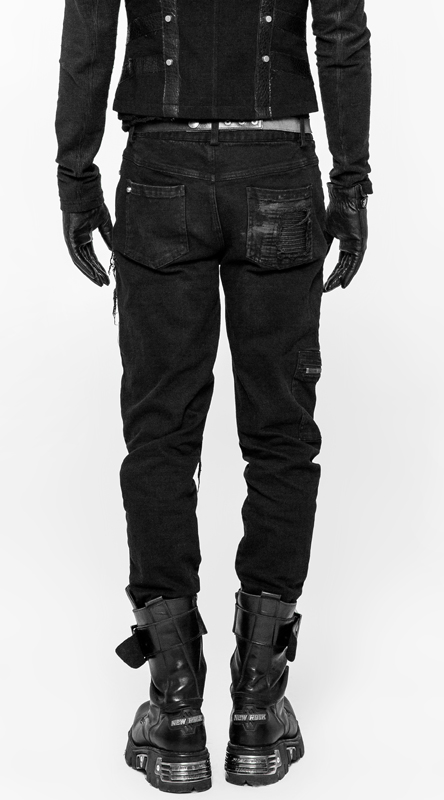 Jeans destroy à zips Jeans destroy à zips