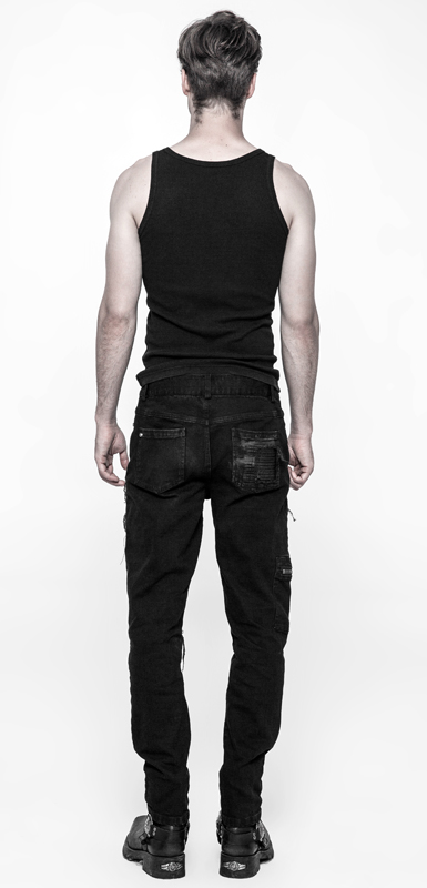 Jeans destroy à zips Jeans destroy à zips