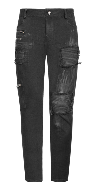 Jeans destroy à zips Jeans destroy à zips