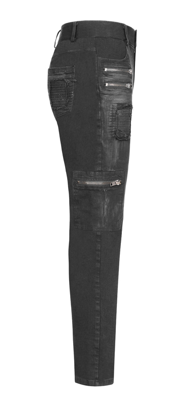 Jeans destroy à zips Jeans destroy à zips