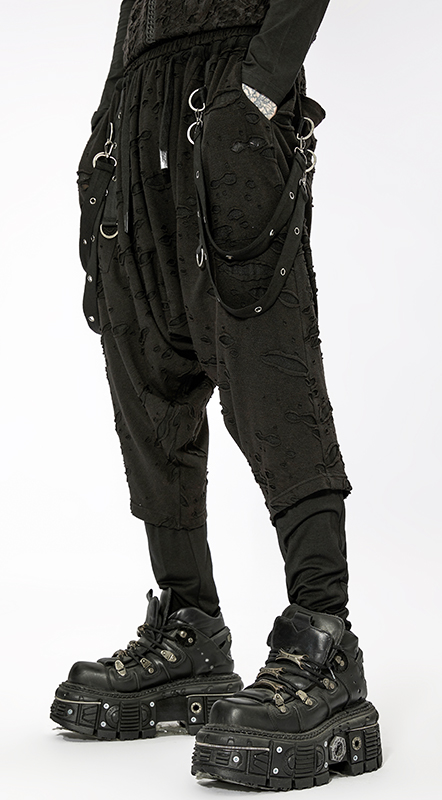 Pantalon sarouel destroy Noir Pantalon sarouel destroy Noir