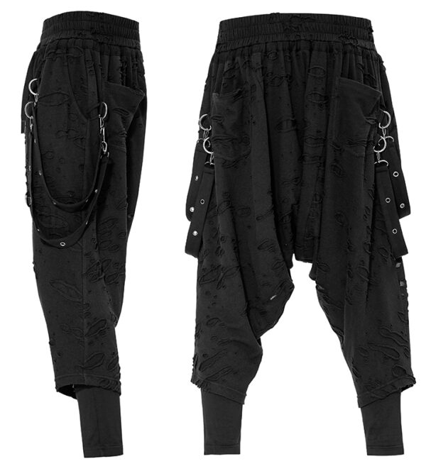 Pantalon sarouel destroy Noir Pantalon sarouel destroy Noir