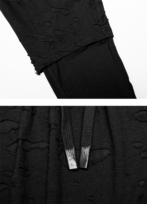 Pantalon sarouel destroy Noir Pantalon sarouel destroy Noir