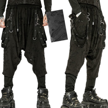 Pantalon sarouel destroy Noir Pantalon sarouel destroy Noir