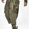 Pantalon sarouel destroy léopard Kaki Pantalon sarouel destroy léopard Kaki