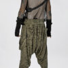 Pantalon sarouel destroy léopard Kaki Pantalon sarouel destroy léopard Kaki