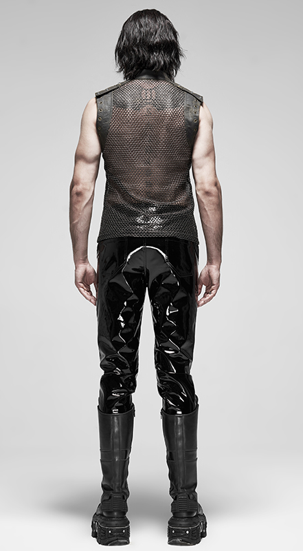 Débardeur cotte de maille dorée