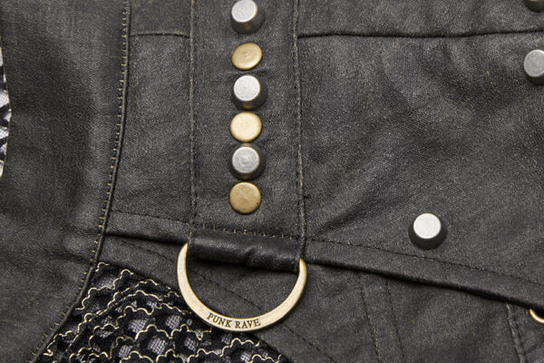 Débardeur cotte de maille dorée