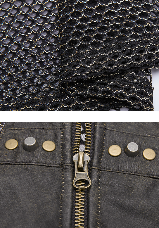 Débardeur cotte de maille dorée