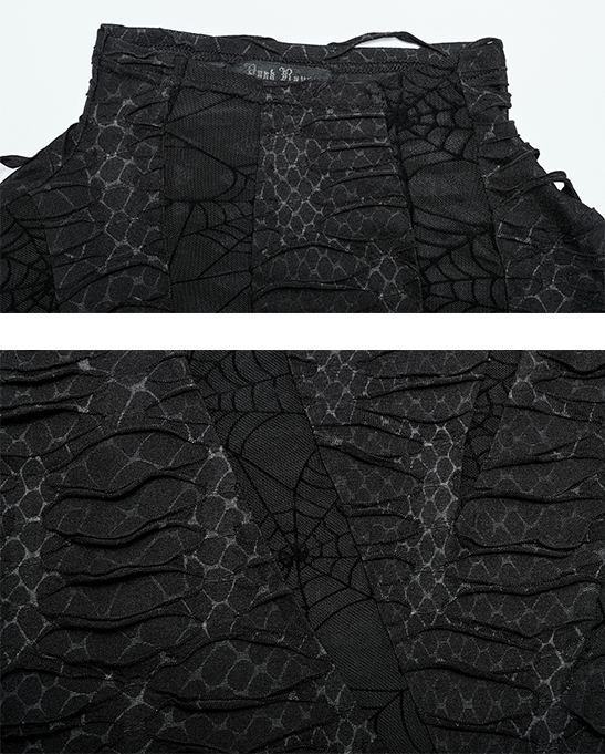 Débardeur déchiré serpent et toile d’araignée