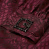 Chemise jacquard dentelle et serpent Rouge Chemise jacquard dentelle et serpent Rouge