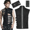 Gilet à découpe avec sangles