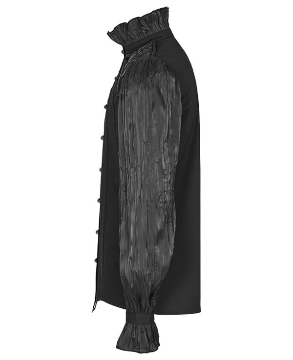 Chemise à collerette et lavallière