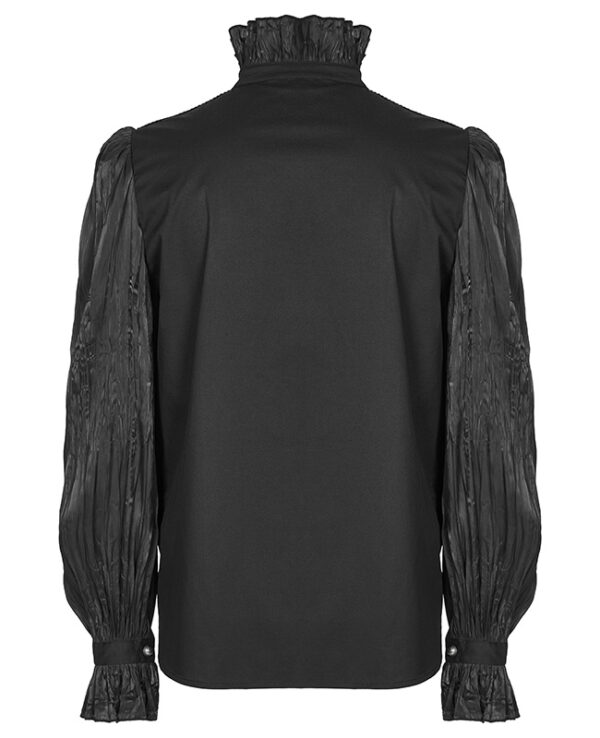 Chemise à collerette et lavallière